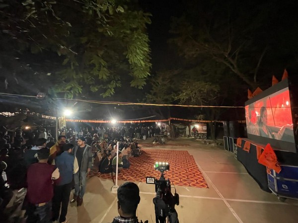 Screening of ‘The Sabarmati Report’ at JNU. (Photo/ABVP))