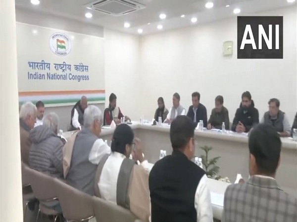 Congress leaders at CEC meeting. (File Photo/ANI)