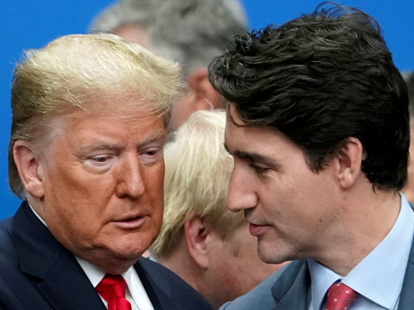 Canada Prime Minister Justin Trudeau and US president elect Donald Trump (Photo/Reuters)
