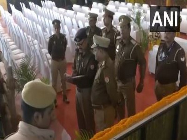 Security beefed up in Uttar Pradesh ahead of PM Modi's visit. (Photo/ANI)