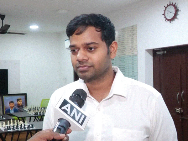 D Gukesh coach Vishnu Prasanna (Photo: ANI)