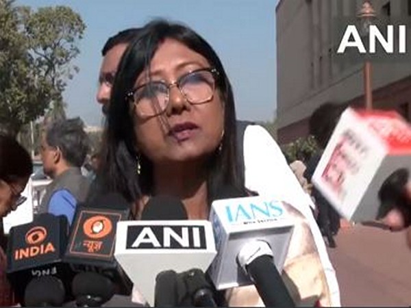  Rajya Sabha Member and JMM MP Mahua Maji (Photo/ANI)