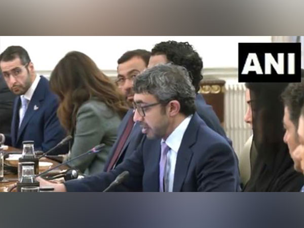 UAE’s Deputy Prime Minister and Foreign Minister Sheikh Abdullah Bin Zayed Al Nahyan (Photo/ X@ANI)