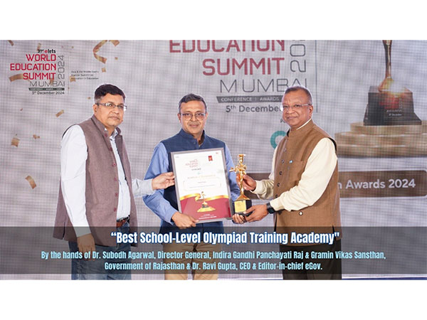 homeClass Wins Prestigious “Best School-Level Olympiad Training Academy” Award at World Education Summit 2024