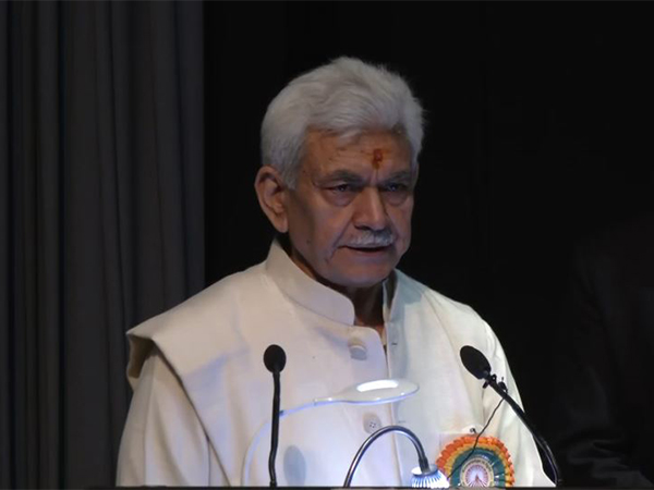 Jammu and Kashmir Lieutenant Governor Manoj Sinha (Photo/ANI)