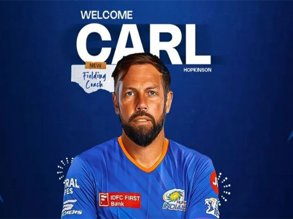 Carl Hopkinson. (Photo- Mumbai Indians website)