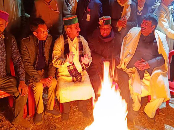 Himachal CM Thakur Sukhvinder Singh Sukhu visited Tikkar village in Shimla (Photo/ANI)