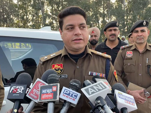 Surendra Singh Bhoria, Ambala Superintendent of Police (Photo/ANI)