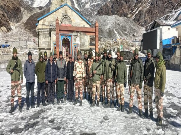 ITBP personnel deployed at Kedarnath and Badrinath Dhams (Photo/ANI)