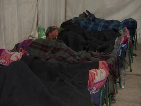 Visuals from night shelters at AIIMS Delhi (Photo/ANI)