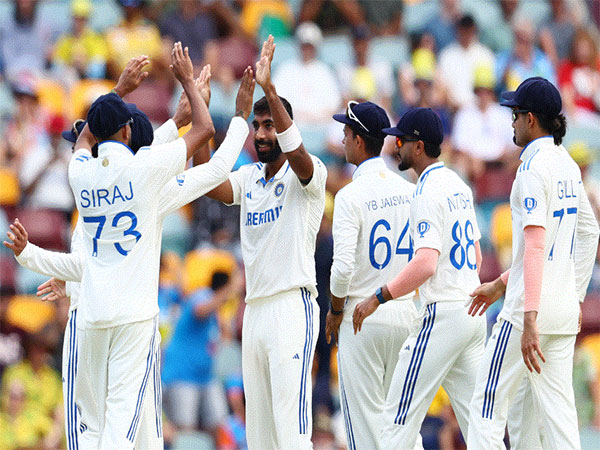 Jasprit Bumrah celebrating with the Indian team (Photo: @BCCI/X) 