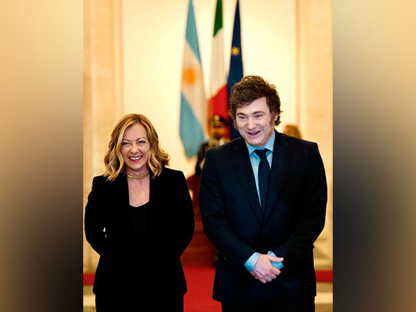 Argentine President Javier Milei and Italian PM Giorgia Meloni (Photo/@GiorgiaMeloni)