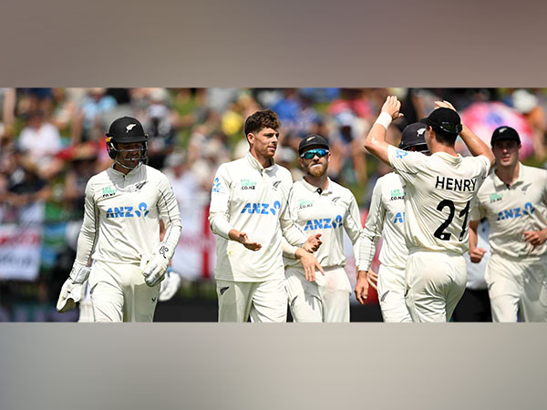 Mitchell Santner celebrating a wicket. (Photo- ICC website)