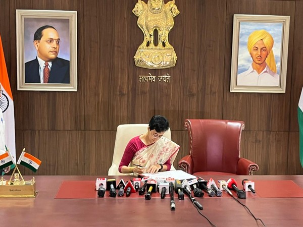 Delhi Chief Minister Atishi (File Photo/ANI)