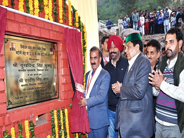 Himachal CM Sukhvinder Singh Sukhu unveils projects worth Rs 31 crore in Solan’s Nalagarh (Photo/CMO) 