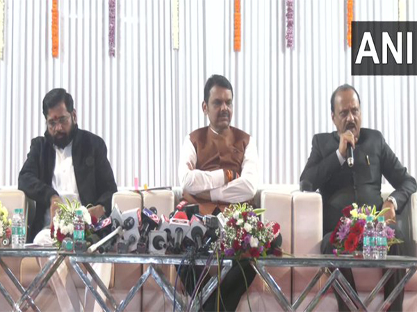 Prime Minister Devendra Fadnavis along with Deputy CM Eknath Shinde and Deputy CM Ajit Pawar (Photo/ ANI)