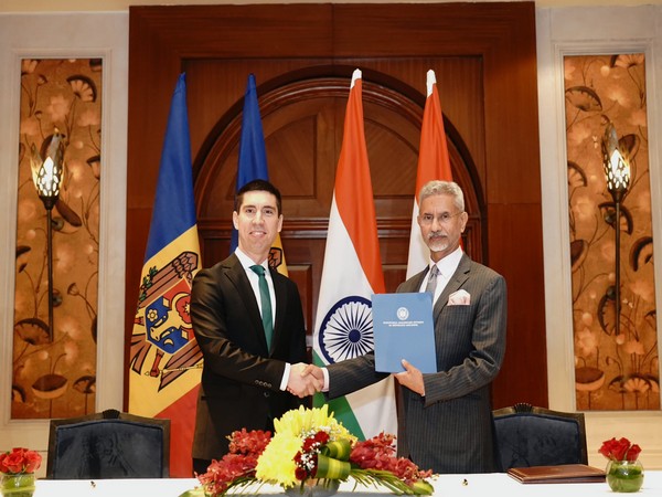 External Affairs Minister S Jaishankar and Moldovan Deputy Prime Minister Mihai Popsoi (Image: X@MEAIndia)