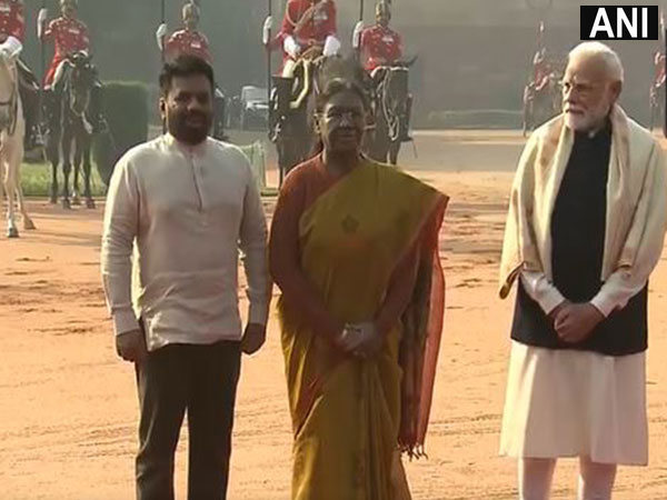 President Anura Kumara Dissanayake accorded ceremonial reception at Rashtrapati Bhavan(Photo/ANI)