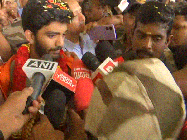 D Gukesh at Chennai airport (Photo: ANI) 