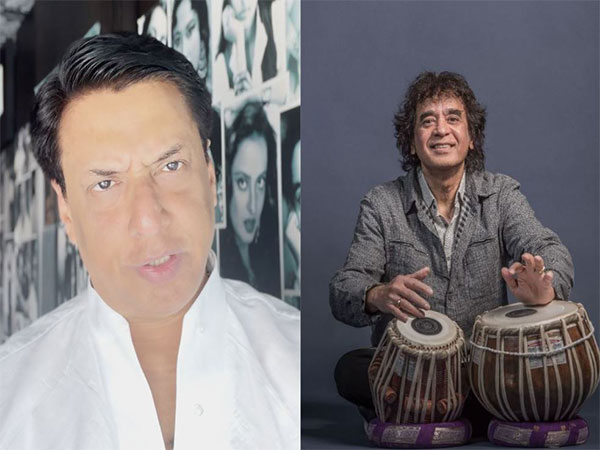 Madhur Bhandarkar, Zakir Hussain (Photo/ANI/Jon Bleicher of Prospect PR)