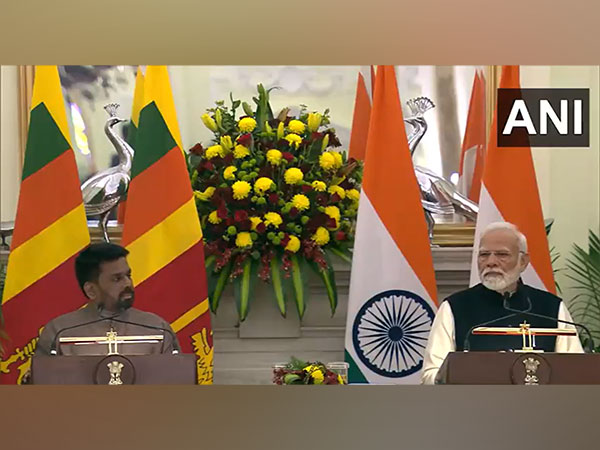 India and Sri Lanka leaders exchange MoUs in New Delhi. (Photo: ANI)