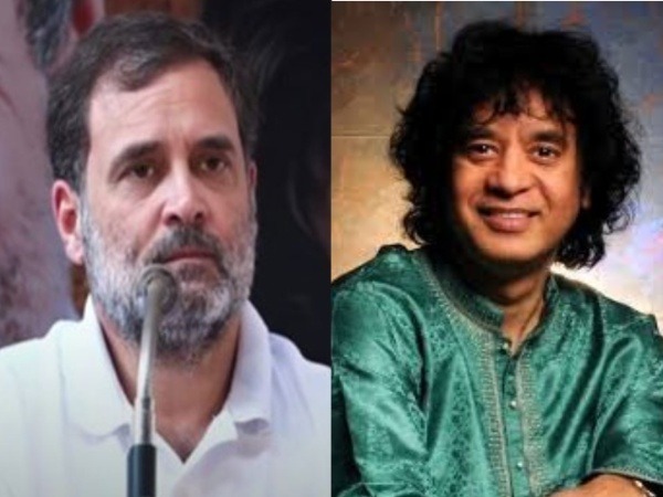 Rahul Gandhi, Zakir Hussain (Photo/X/@RahulGandhi)