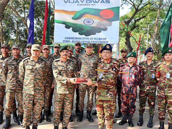 Indian Army on Monday commemorate the 53rd anniversary of Vijay Diwas (Photo/ANI)