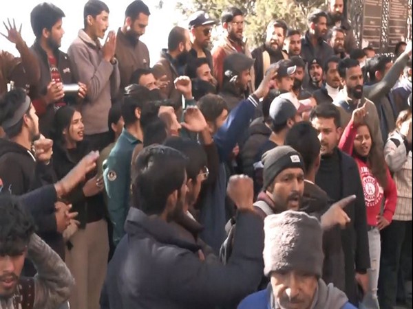 Visuals from the protest site (Photo/ANI)