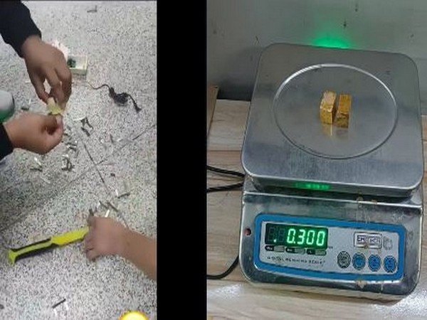 Delhi customs recover 2 gold bars worth over Rs 22 lakh (Photo/ANI)