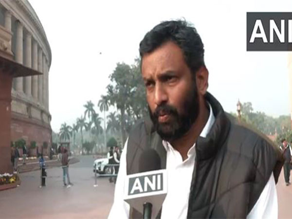  CPI MP P. Sandosh Kumar (Photo/ANI)  