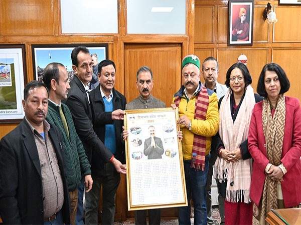 Himachal Pradesh CM Sukhvinder Singh Sukhu releases government calendar for year 2025 (Photo/CMO)