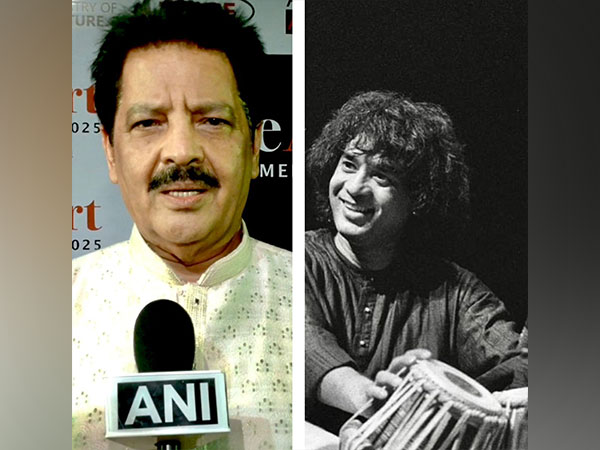 Udit Narayan and Zakir Hussain (Image source: ANI and Instagram)