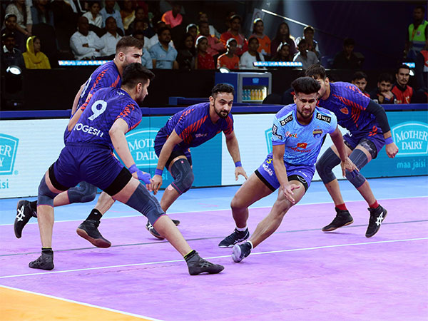 A visual from the match. (Photo- PKL Media)