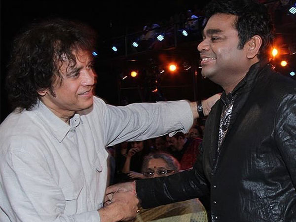 AR Rahman with Zakir Hussain (Photo/instagram/@arrahman)