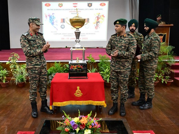 Captain Jintu Gogoi, Vir Chakra football tournament begins (Photo/X :@Spearcorps) 