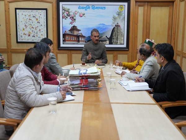 Himachal Pradesh Chief Minister Sukhvinder Singh Sukhu presiding over the meeting (Photo/CMO)
