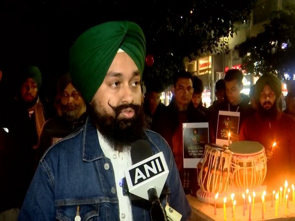 Music teacher Gurpreet Singh (Photo/ANI)