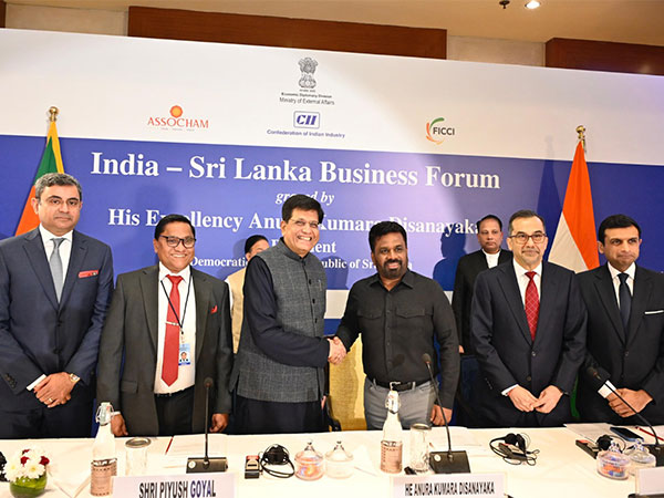 Union Minister of Commerce and Industry, Piyush Goyal with Sri Lankan President Anura Kumara Dissanayake (Photo- X@PiyushGoyal)