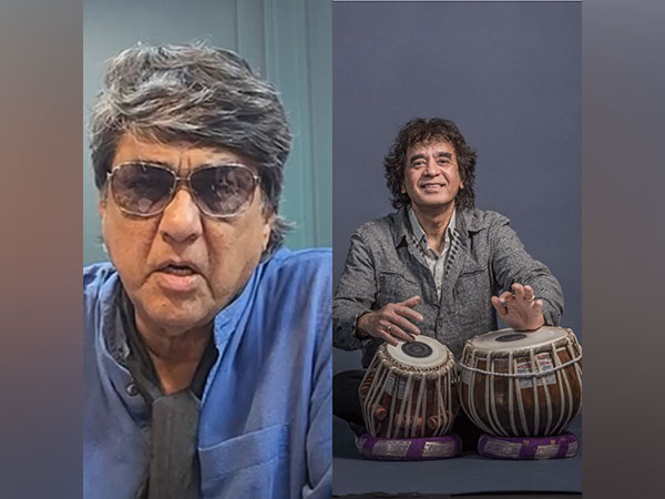 Zakir Hussain and Mukesh Khanna (Image Source: Job Bleicher of Prospect PR/ANI)