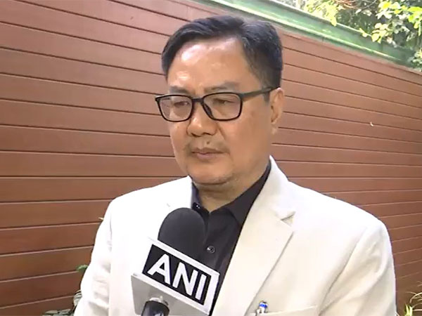  Union Minister of Parliamentary Affairs, Kiren Rijiju (Photo/ANI)