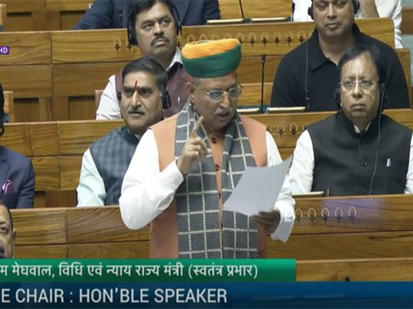 Union Minister of State for Law and Justice Arjun Ram Meghwal (Photo/ ANI)