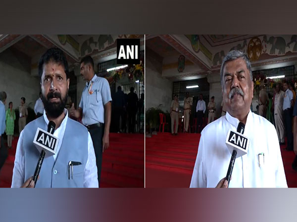 Congress leader BK Hariprasad(Right), BJP leader CT Ravi(Left) (Photo/ANI)