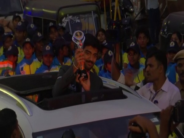 D Gukesh holds roadshow in Chennai. (Picture: ANI)