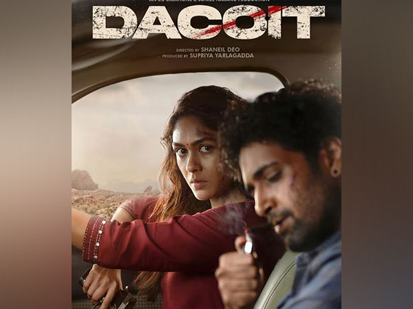 Poster of Dacoit (Image source: Mrunal's Instagram)
