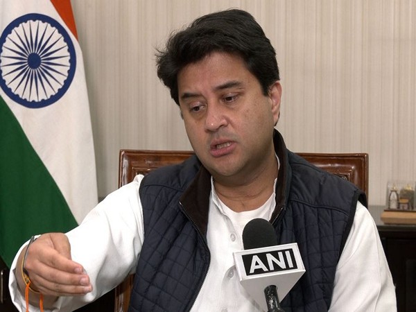  Union Minister for Communications, Jyotiraditya Scindia  (Photo/ANI)