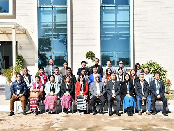 The first batch of the Management Development Program (MDP) at IIM Shillong (Photo/ANI)