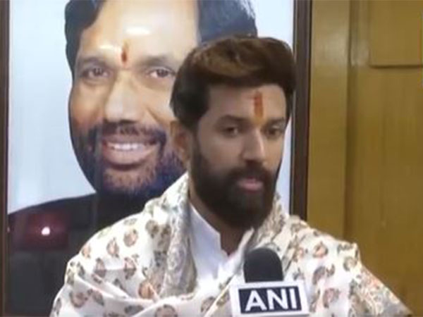 Union Minister Chirag Paswan (Photo/ANI)
