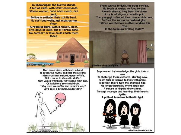 Story on Menstrual Practices Kurma Ghar followed in Bhamragad, Maharashtra