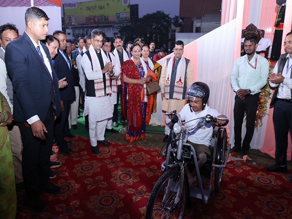 Tripura CM Manik Saha during inaugural ceremony Khelo Tripura- Para Games (Photo/X: @DrManikSaha2)