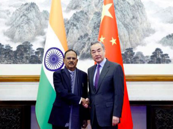 NSA Ajit Doval and Wang Yi, China's Foreign Minister (Photo/China's Ministry of Foreign Affairs)
